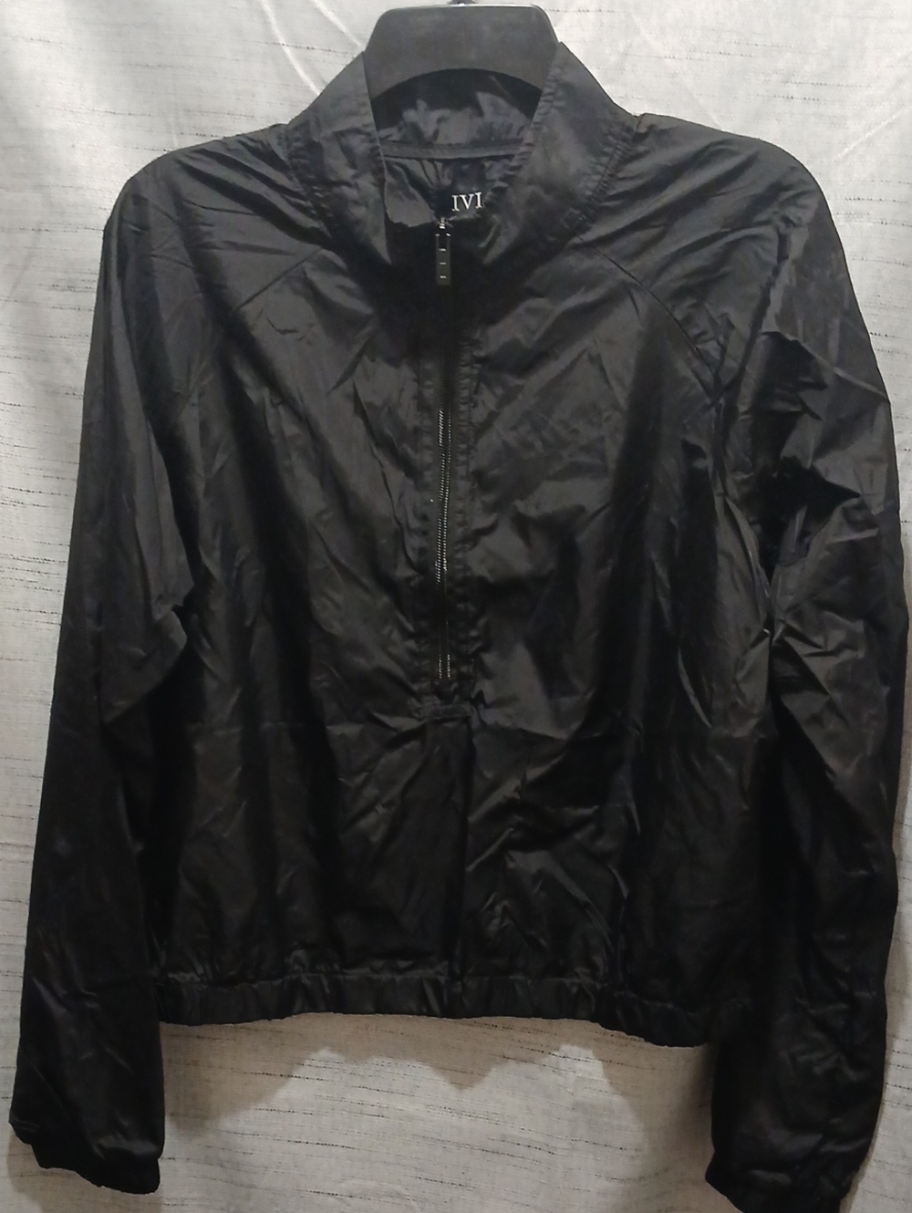 IVL Collective lightweight, black half-zip pullover Sz L NWT